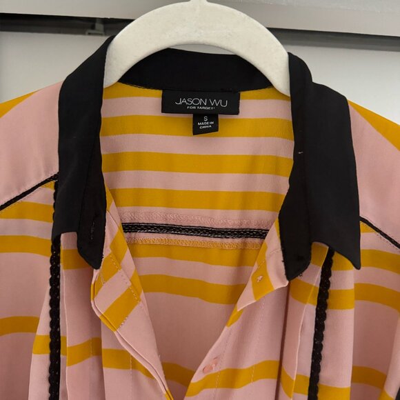 Jason Wu for Target Striped Pleated Button Up Dress - Picture 5 of 9